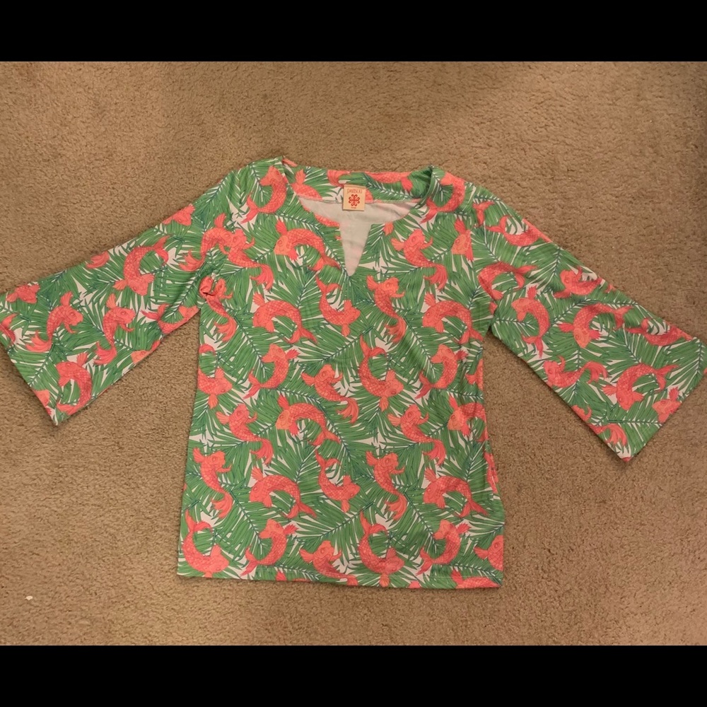 Parisou coy fish blouse